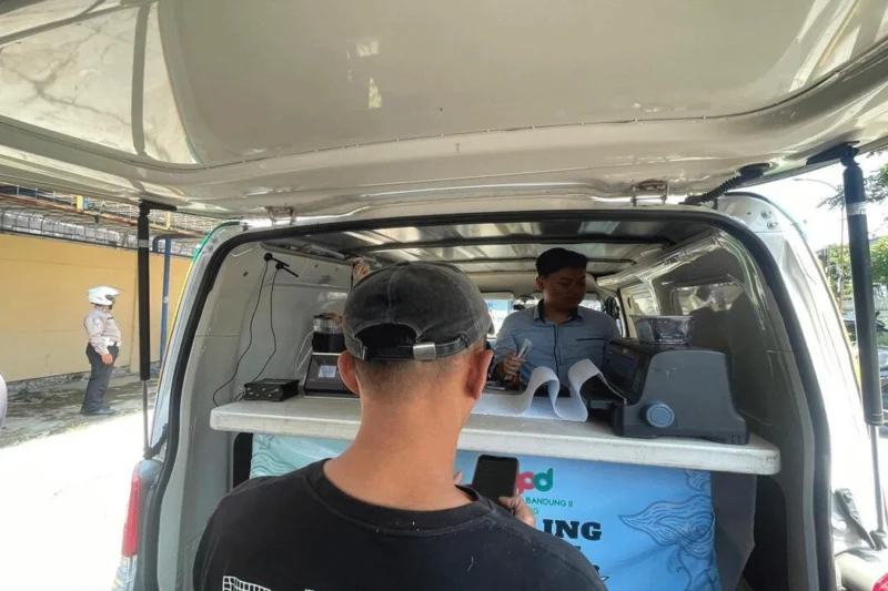 Razia Pajak Kendaraan di Bandung, 394 Kendaraan Terjaring dalam Tiga Hari