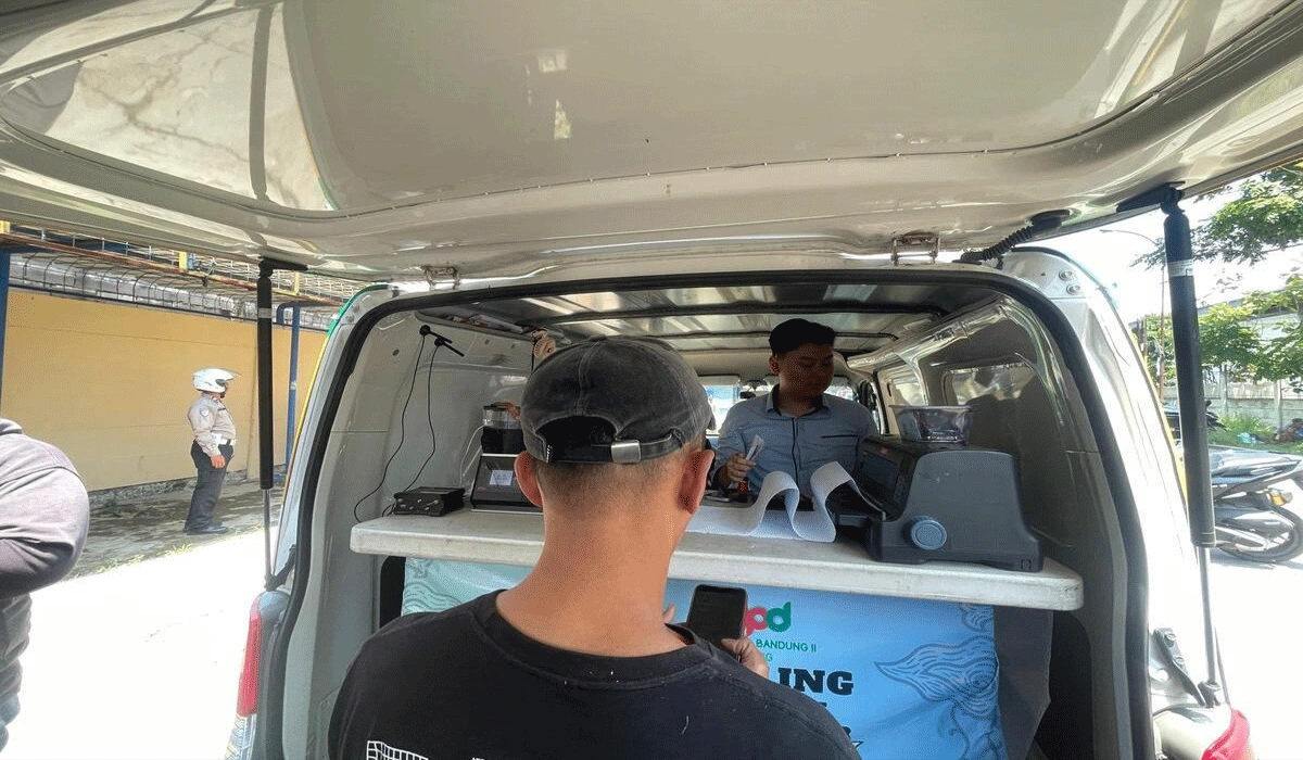 Razia Pajak Kendaraan di Bandung, 394 Kendaraan Terjaring dalam Tiga Hari