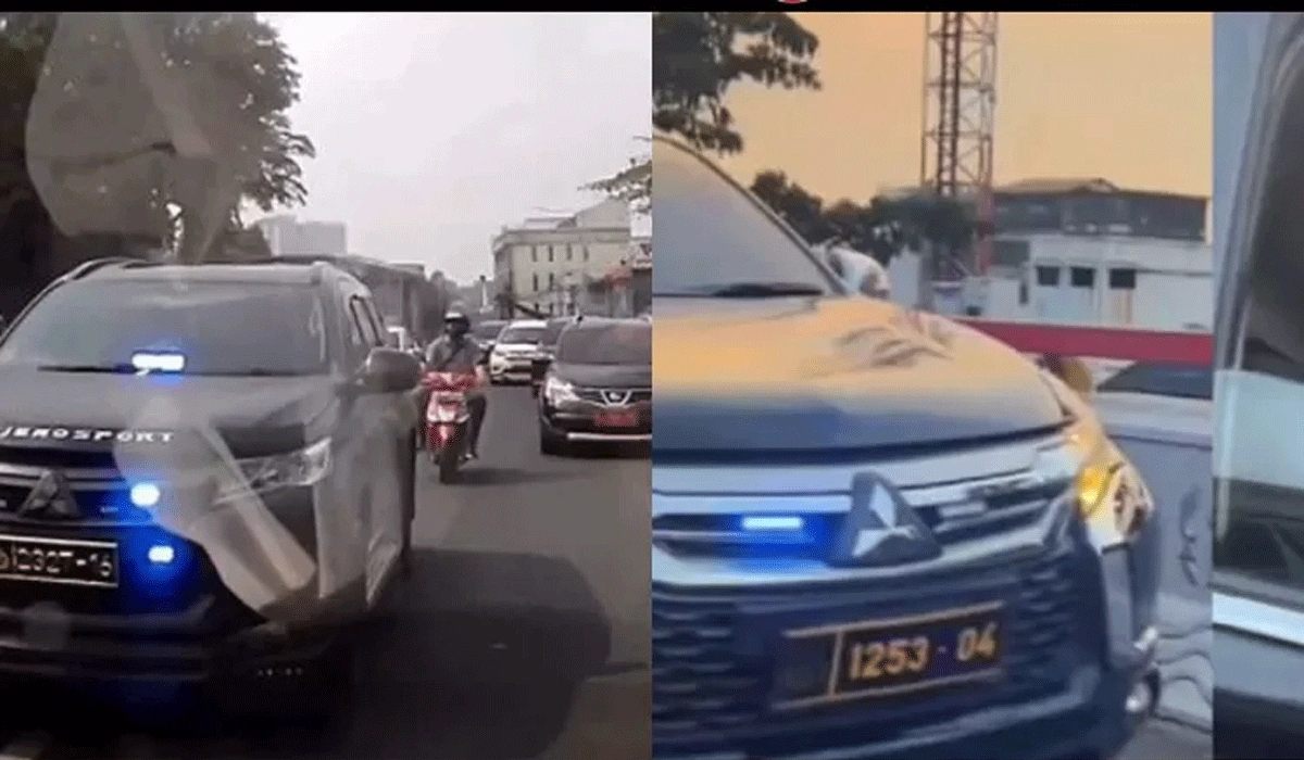 Pajero Berpelat Polri di Bandung Heboh, Pengemudi Bukan Polisi!