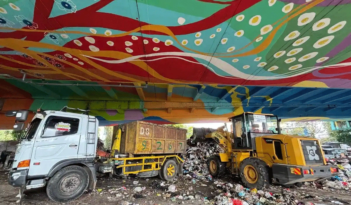 Kolong Jembatan Pasupati Kini Bersih, Model Pengelolaan Sampah di Bandung