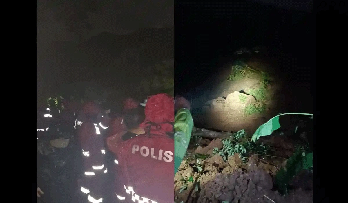 Tanah Longsor Arjasari, Empat Rumah Terkubur, Tiga Orang Hilang